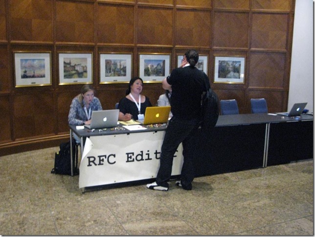 Столики редакторов RFC